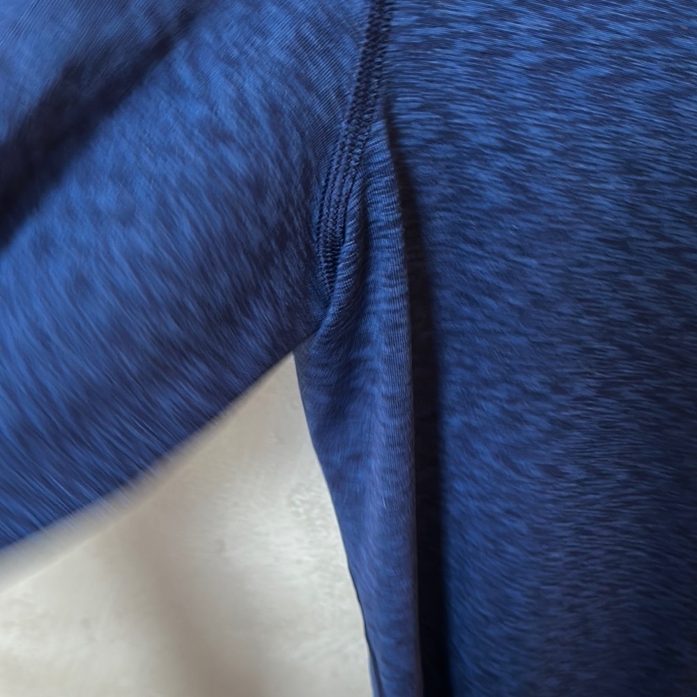 REI Blue Long Sleeve Quarter-Zip Top - Picture 4 of 7